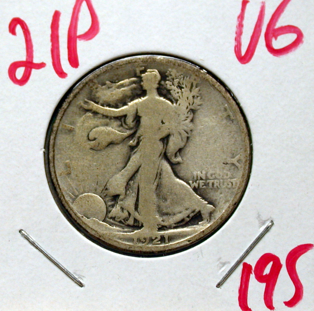 1921 P Walking Liberty Half in VG! - Click Image to Close